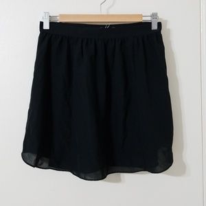 UO kimchi blue black mini skirt